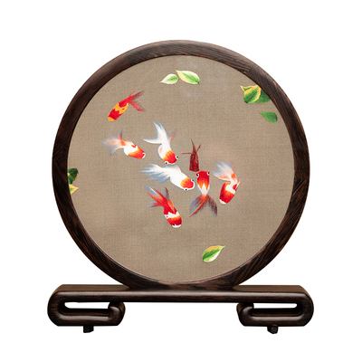 双面绣绣美特色苏绣礼品摆件中式