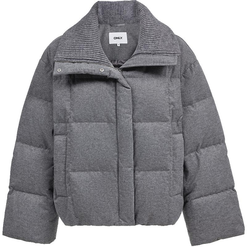 ONLY90白鸭绒宽松保暖羽绒服