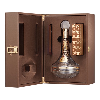 【官方自营】五粮浓香丙午马年生肖白酒礼盒52度888mL单盒双盒