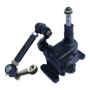 电动三轮车涡轮方向机总成改装重型时风减震中置助力方向盘转向器