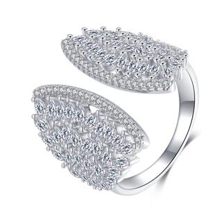 JollyMolly小众设计师925银生日礼物戒指原创个性轻奢扇子戒