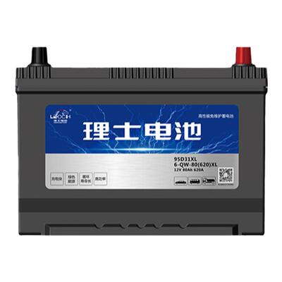 理士电池蓄电池95D31XR上面安装