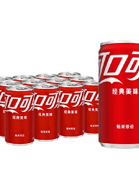 可口可乐碳酸饮料200ml*12罐