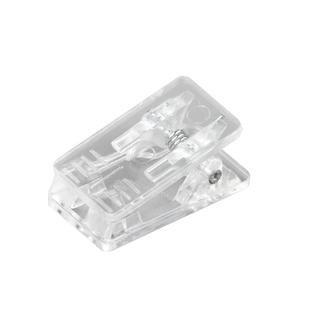 咕卡夹胸牌夹证件夹DIY自粘PP夹 双面透明塑料胸卡弹簧迷你照片夹