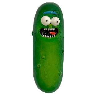 毛手毛脚艺术家创意卡通瑞克和莫迪周边手工粘土一根酸黄瓜冰箱贴