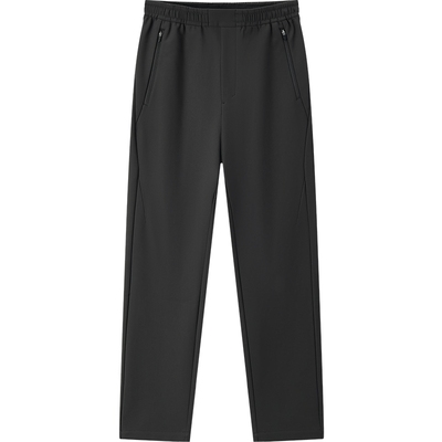 森马纯色锥形裤发热抓绒休闲裤男