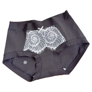 「山风欲眠」法式复古宫廷风无痕大包臀纯棉蕾丝女士中腰内裤2026