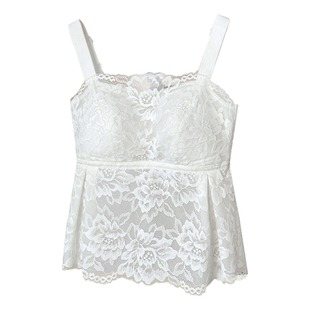 大胸穿搭神器~全棉杯美背+吊带二合一显小防走光无钢圈全罩杯文胸