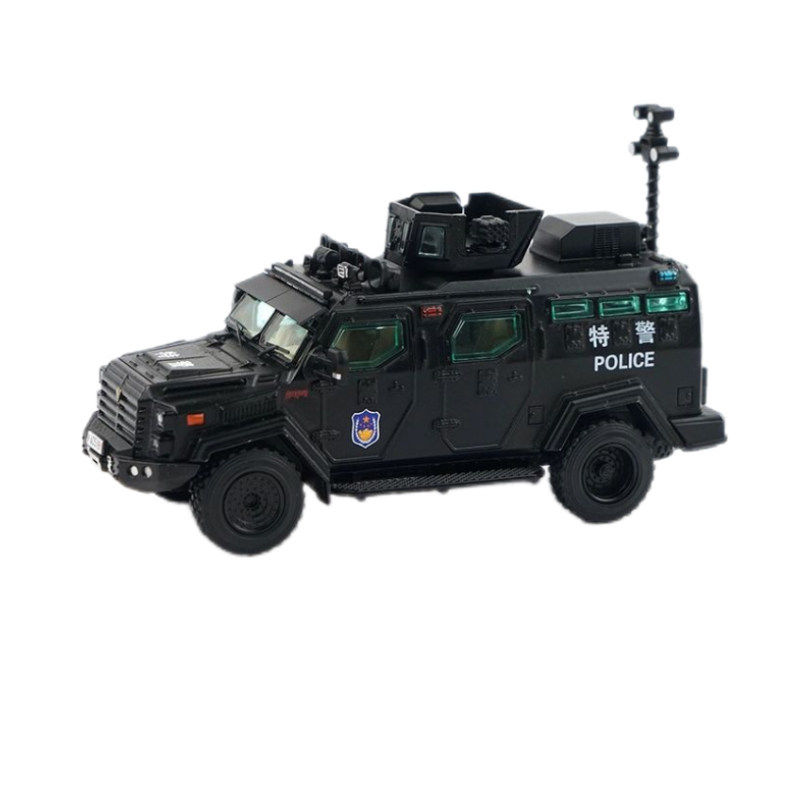 拓意合金车1/64剑齿虎防爆装甲车