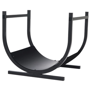 铁艺柴火架室内壁炉工具配件木柴堆放整理架子户外篝火金属木柴架