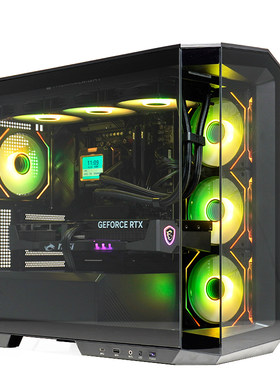 RGB全侧透RTX5070TI组装电脑台式