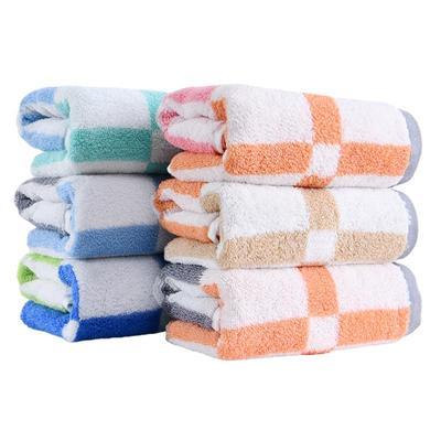 LOFTEX/亚光多条纯棉成人洗脸巾洗澡家用男女吸水巾擦脸亲肤柔软