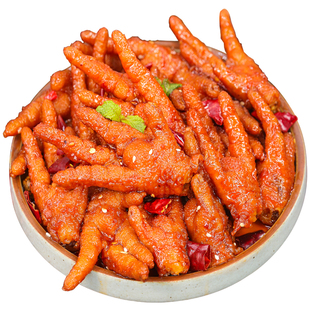 四川椒麻辣味鸡爪虎皮凤爪卤味追剧下酒休闲零食熟食冷吃小吃即食