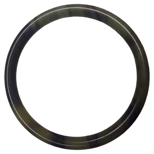 和田玉籽料青花圆条手镯重量21.74克内径60.80条粗6.6料细油性好