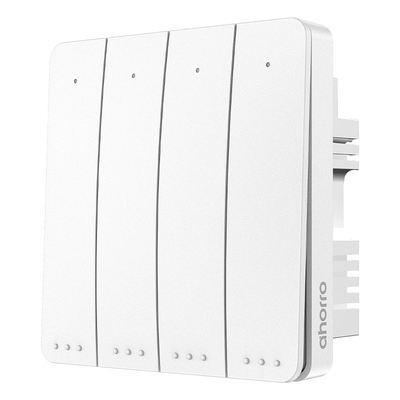 已接入易微联APP智能四开关无线遥控面板手机wifi远程小爱控制