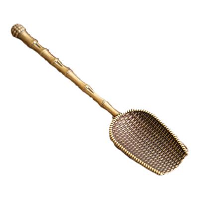 晨翔合金茶勺单只茶道六君子配件