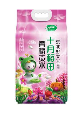 十月稻田香稻贡米圆润饱满