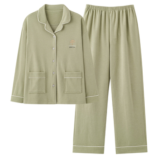 七色纺德绒发热睡衣女款2025新款冬高级感双面磨毛保暖家居服套装