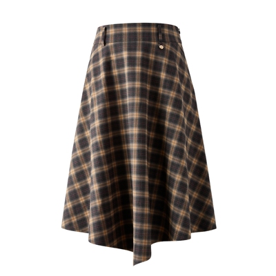 ELAND半身裙不规则下摆伞裙