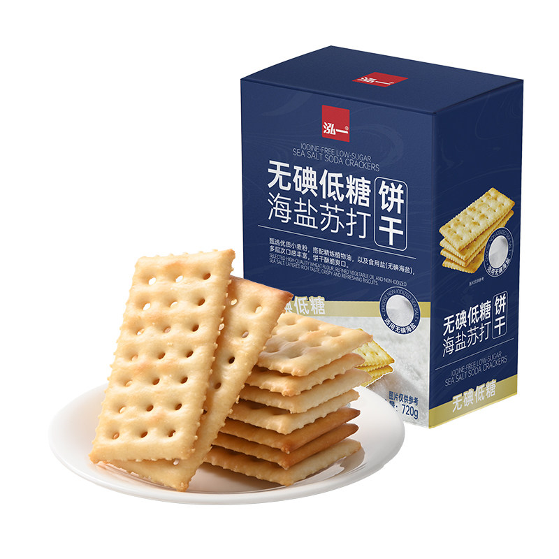 泓一海盐奶盐苏打饼干无蔗糖
