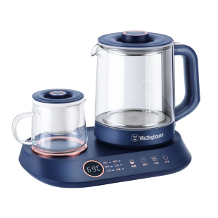 西屋 养生壶套装 煮茶壶办公室多功能煮茶器智能保温预约 WEK08B