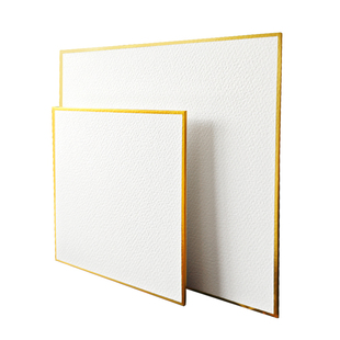 遵爵签绘板 全棉300g中粗细纹水彩纸2.0加厚画板空白正方免裱画纸