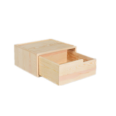 简易实木抽屉式储物柜自由组合