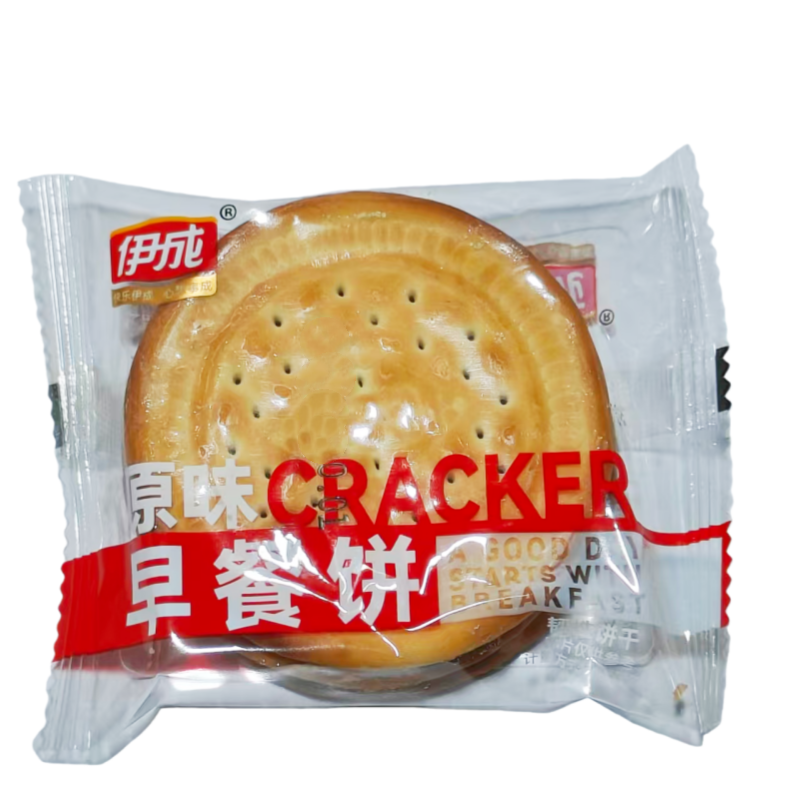 伊成早餐原味黑芝麻独立包装饼干