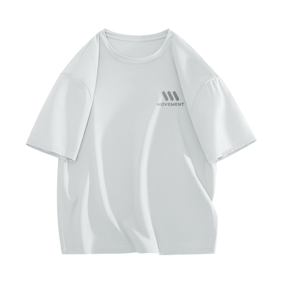 真维斯冰丝速干t恤男短袖网眼薄