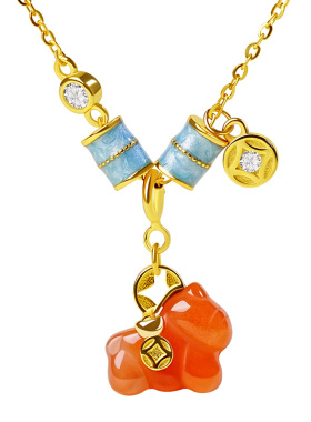 宫里上新天然正品南红玛瑙项链