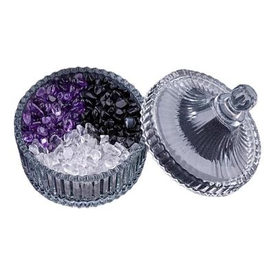 天然水晶手串净化消磁石