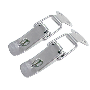 铁镀镍搭扣106工业机械弹簧不锈钢工具箱卡扣鸭嘴抽屉锁扣