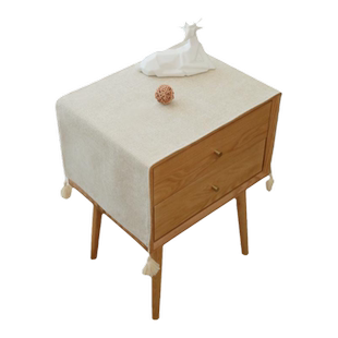 轻奢床头柜盖布巾防尘罩垫布简约现代ins风高端卧室通用小方桌布