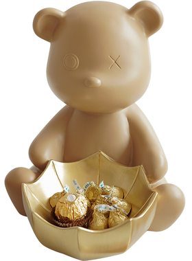 轻奢风入户玄关钥匙收纳纸巾盒