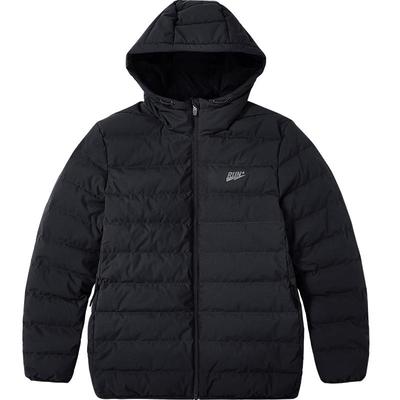 乔丹连帽羽绒服男款运动服外套