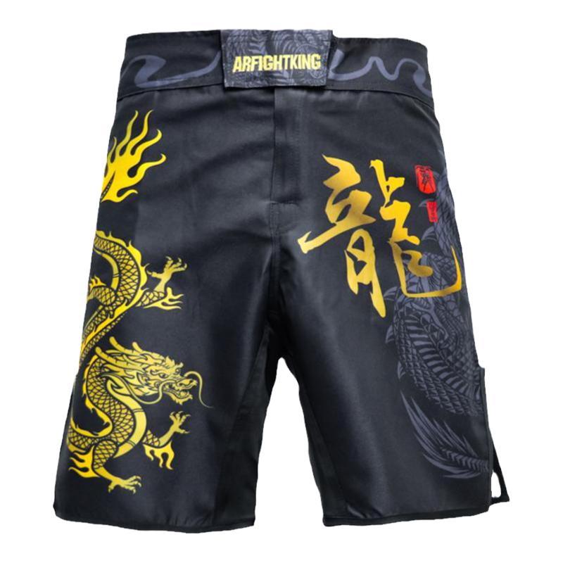 MMA格斗龙运动训练UFC速干专业短裤男泰拳击搏击比赛定制柔术毒液