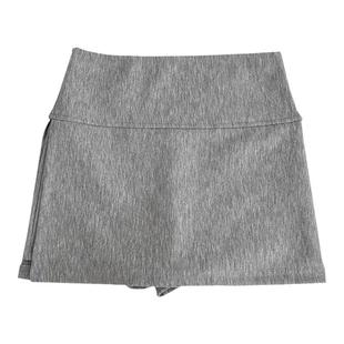 设计感辣妹时尚百搭侧开叉高腰显瘦半身裙防走光短裙包臀裙女夏