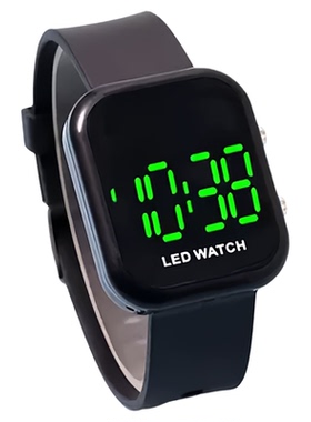 现货新款彩色尼龙带手链电子表时