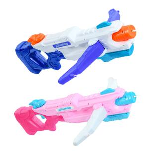 双模式变形3喷头弓弩手动抽拉式水枪 儿童戏水玩具大容量高压折叠