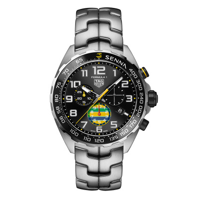 【新品】TAG Heuer泰格豪雅F1系列塞纳特别版计时码表瑞士腕表
