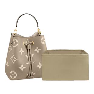 KINGS IN BAG皇适用于LV neonoe MM夏季新款水桶包绸缎收纳内胆包