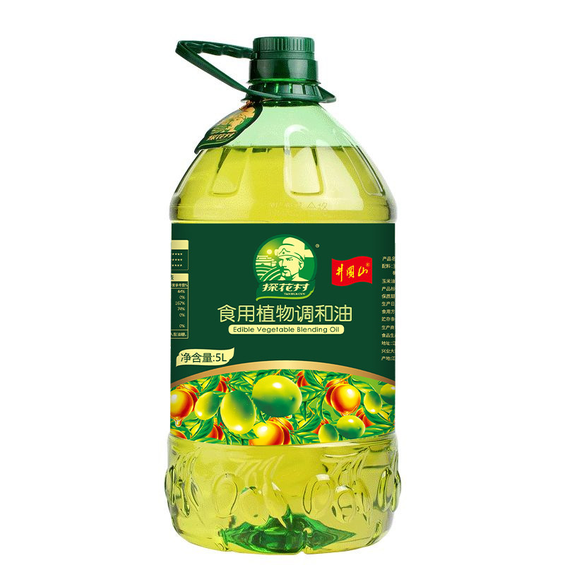 探花村 山茶橄榄调和油5L装 非转基因家用健康植物食用油