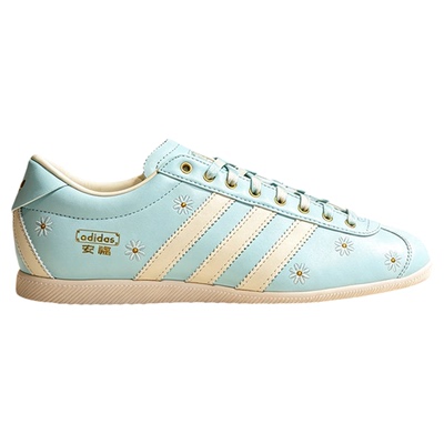 adidas阿迪达斯三叶草2026秋女「安福」度假复古薄底T头鞋 LA1351