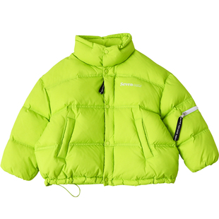 儿童羽绒服女童短款加厚90绒2024冬季新款男童羽绒服亲子装外套