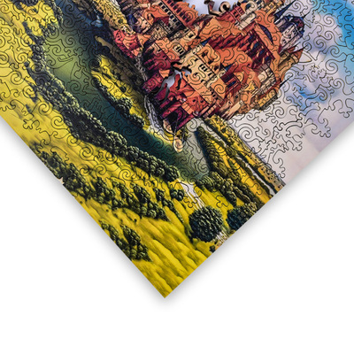 天空之城拼图风景艺术6岁以上