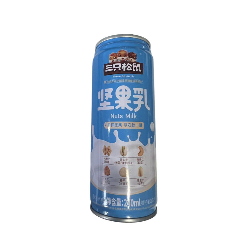 三只松鼠每日坚果乳240ml每罐