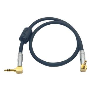 DIY高保真aux连接车用音响音箱3.5双头平板纯铜投影仪弯头音频线