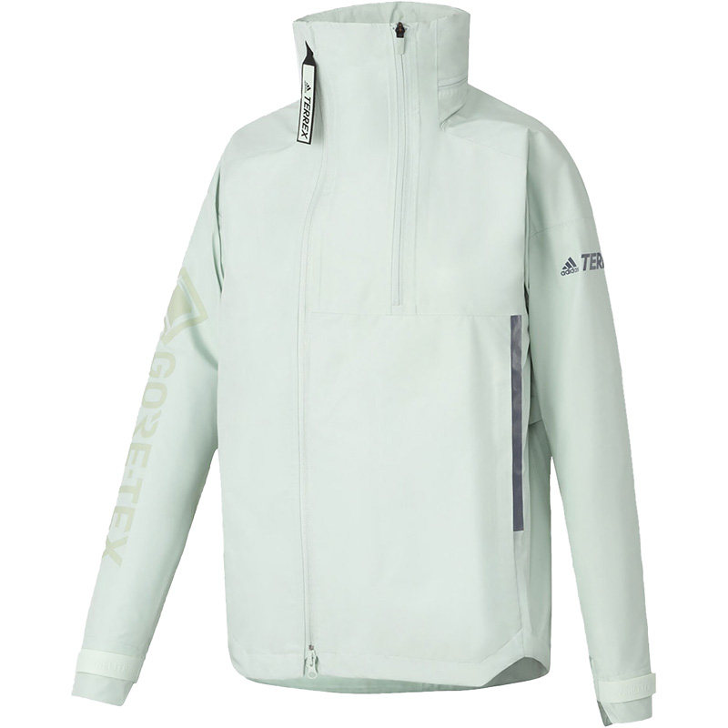 Adidas/阿迪达斯官方正品新款户外男女运动连帽冲锋衣外套HC6268