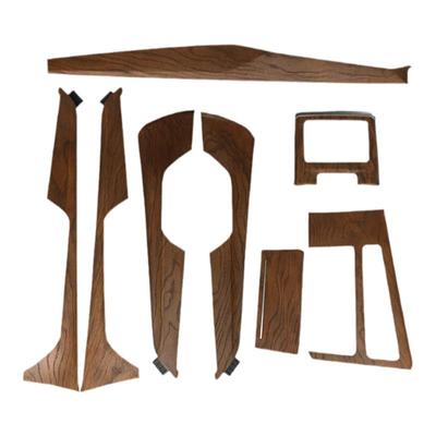 奥迪A6L实木内饰件改装