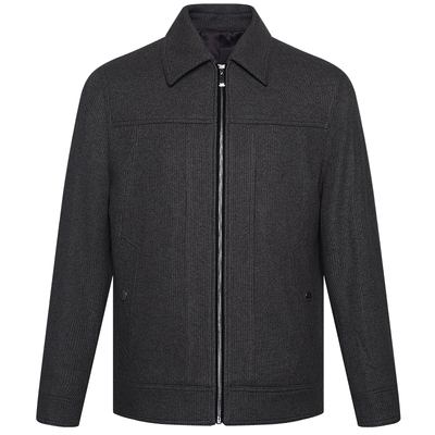 利郎官方热燃绵羊毛夹克毛呢大衣